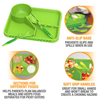 3-Piece Dinosaur Themed Meal Set