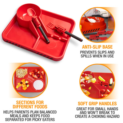 3-Piece Firefighter Themed Meal Set