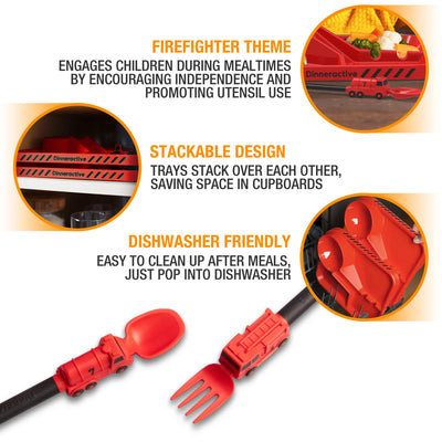 3-Piece Firefighter Themed Meal Set