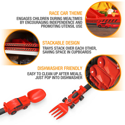 3-Piece Race Car Themed Meal Set