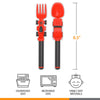 2-Piece Race Car Themed Utensil Set