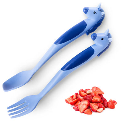 2-Piece Unicorn Themed Utensil Set