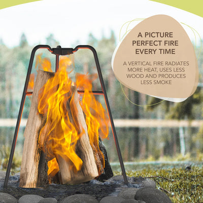 Flame Frame Vertical Bonfire Builder