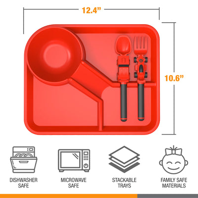 3-Piece Race Car Themed Meal Set